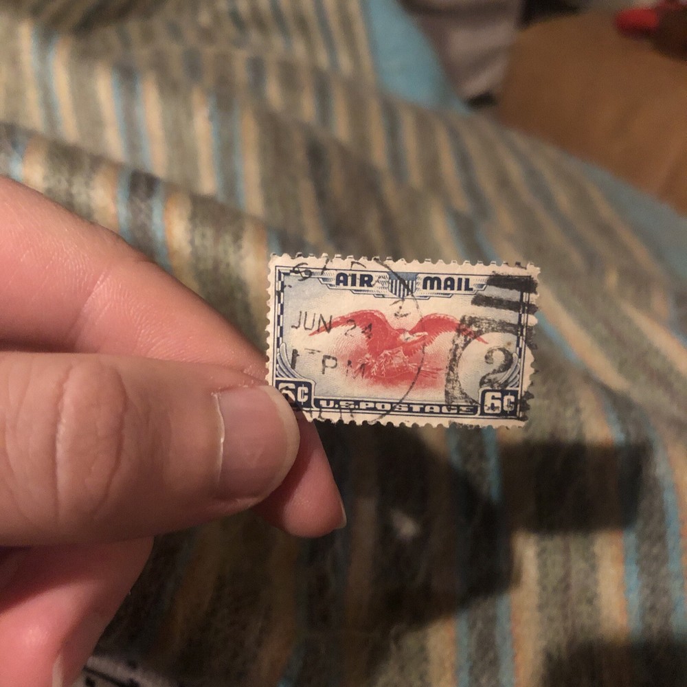 US Scott #C23 Eagle 6 Cent Used Cover