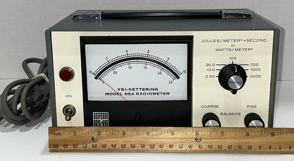 YSI Kettering Radiometer 65A Sensor Yellow Springs Instrument Powers On