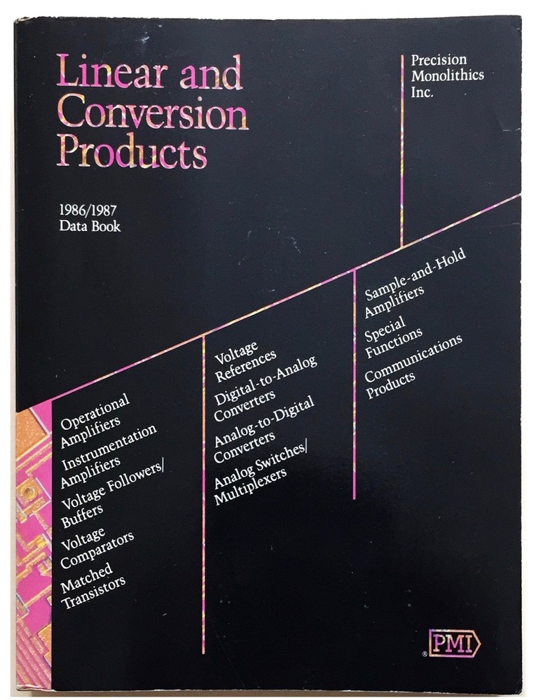 PMI - 1986/1987 Linear and Conversion Products Data Book