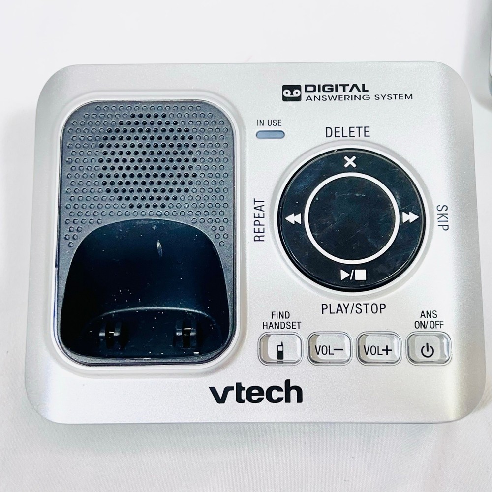 VTech Cordless Phone Backlit Display Keypad Model CS6629 Answering Machine Used