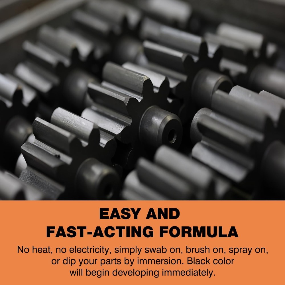 Black Oxide Coating Kit - Black Oxide Solution, Versatile Blackening Solution fo