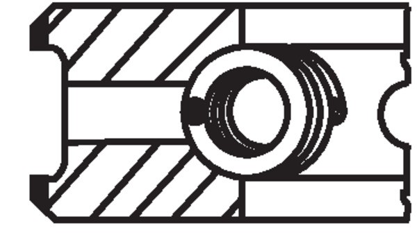 For Mahle 033 40 N0 Piston Ring Set