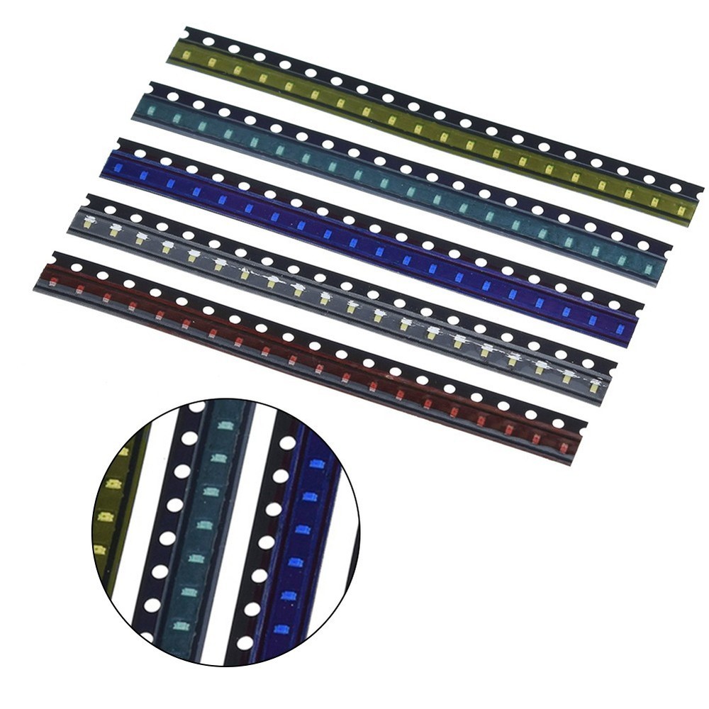 100pcs 5 Values 0603 LED Light Kit for Diverse Lighting Applications