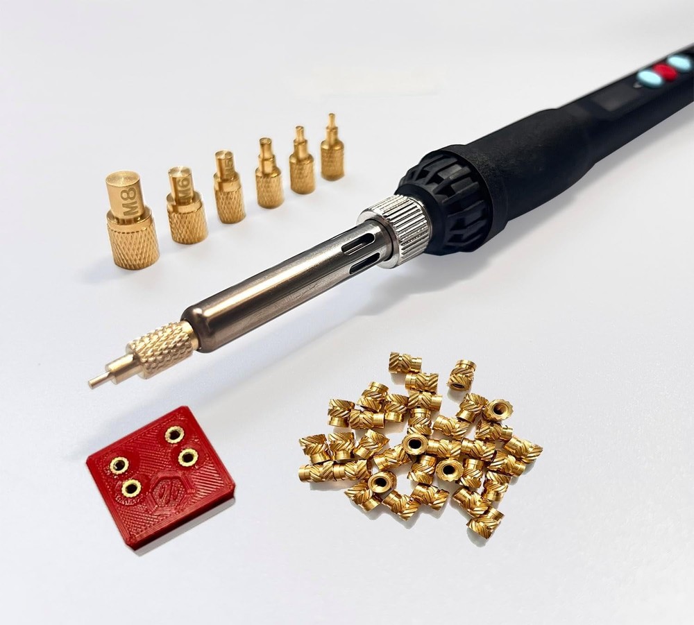 60W Digital Soldering Iron Heat Set Insert Tool with Extra Tips...