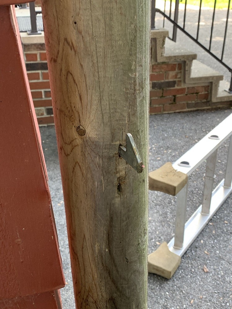 Vintage Hot Dipped Galvanized Garden Gate Handle Latch with Mounting Hardware