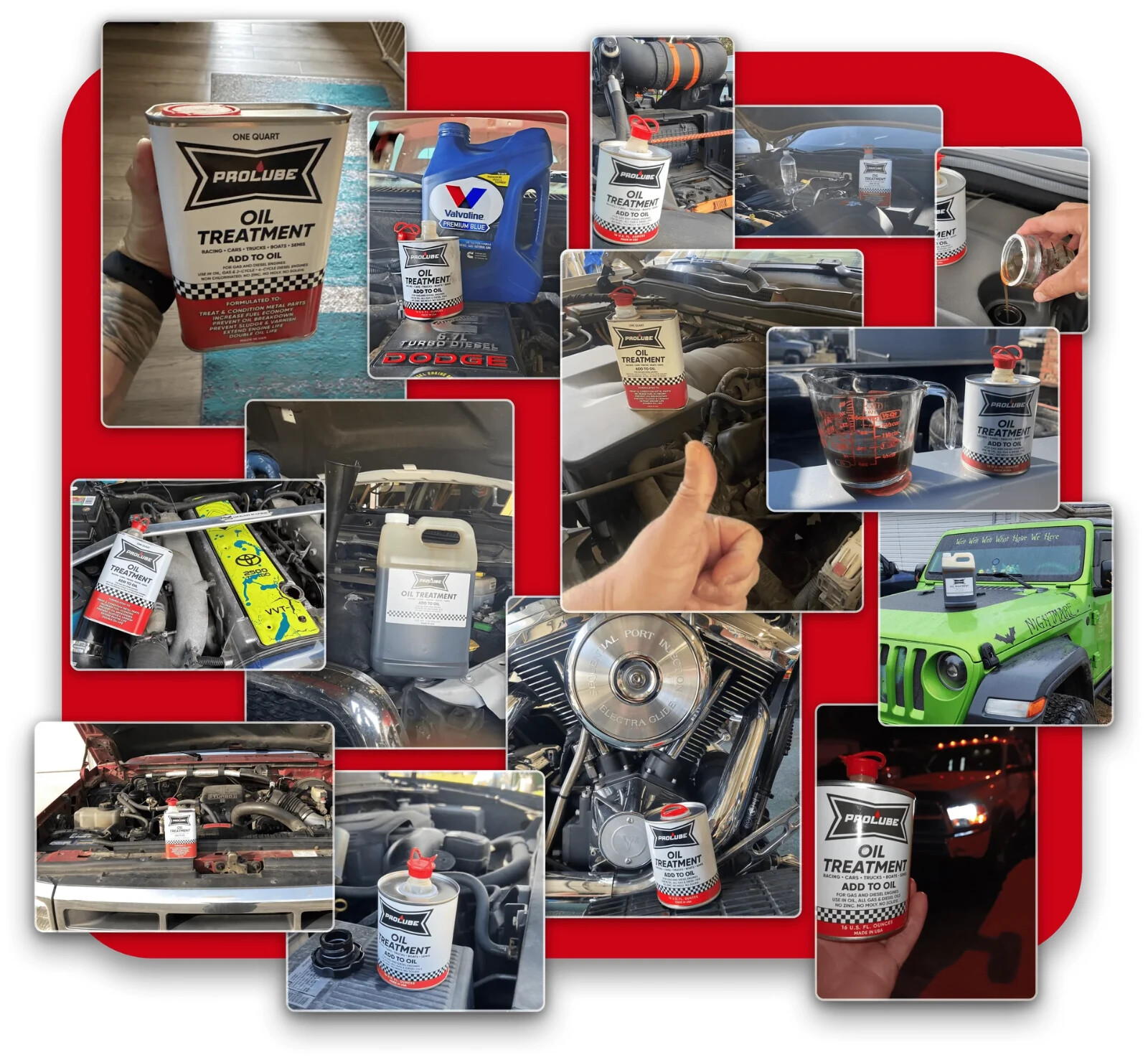 Prolube Oil Treatment 32 OZ, Increases horsepower, lowers operating temperatures