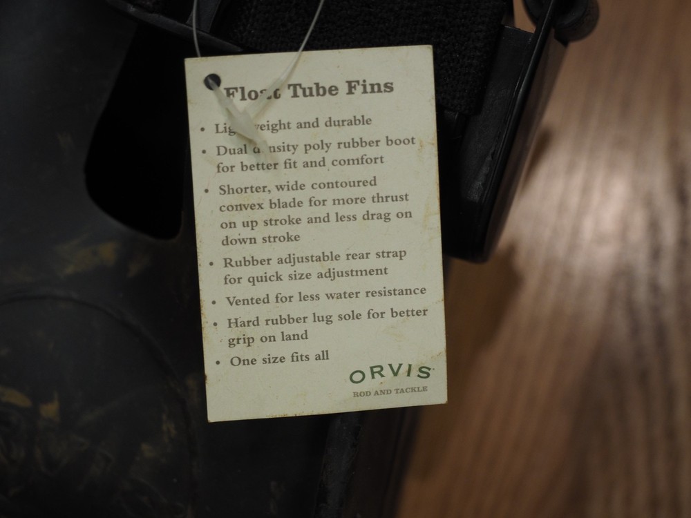 Orvis Float Tube Fins New
