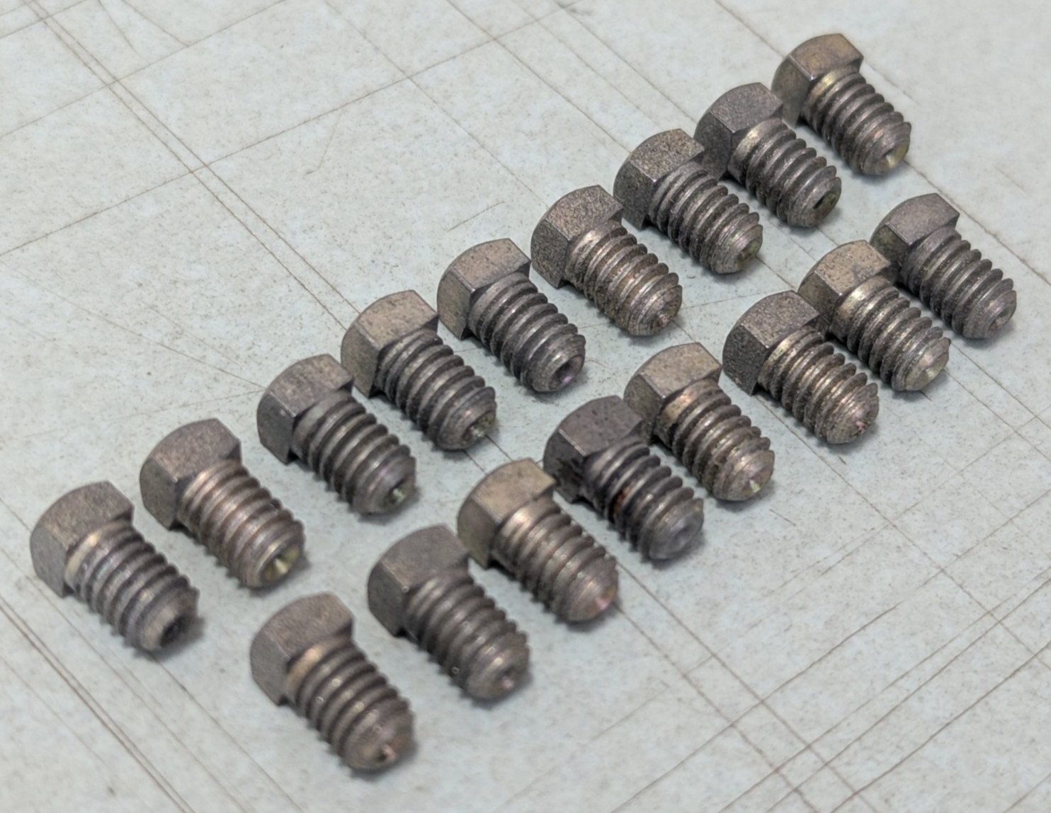 Lot of 17 Genuine Mercury Set Screws 10-20518 NEW OEM