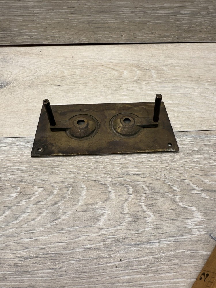 Antique Rotary Switch Plate - Heavy Solid Bronze Cover Light SWITCH PLATE