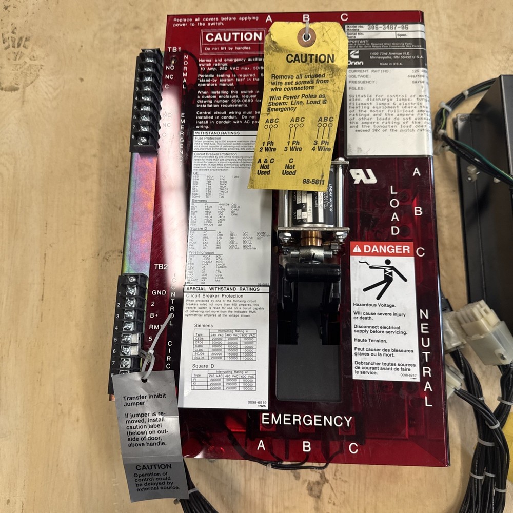 Onan - Automatic Transfer Switch - #306-3487-06