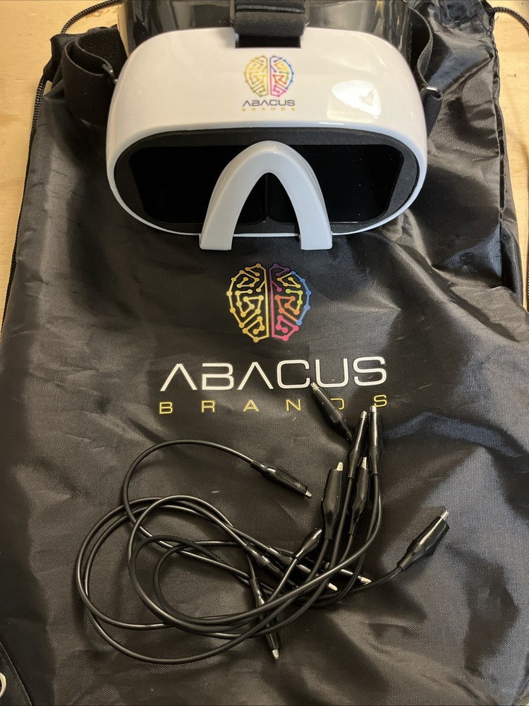 Abacus Brands VR Replacement Goggles with Bag and Clips Virtual Reality