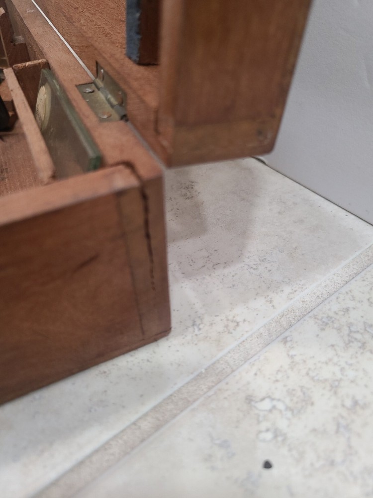 Vintage Brass Microscope Improved Household