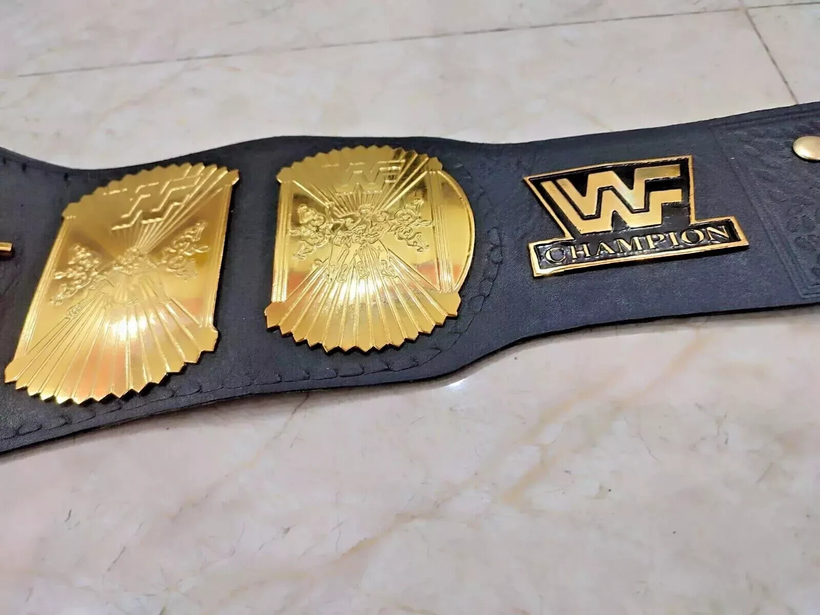 Winged Eagle Championship Wrestling Replica Title Belt Brass 2mm Adult size