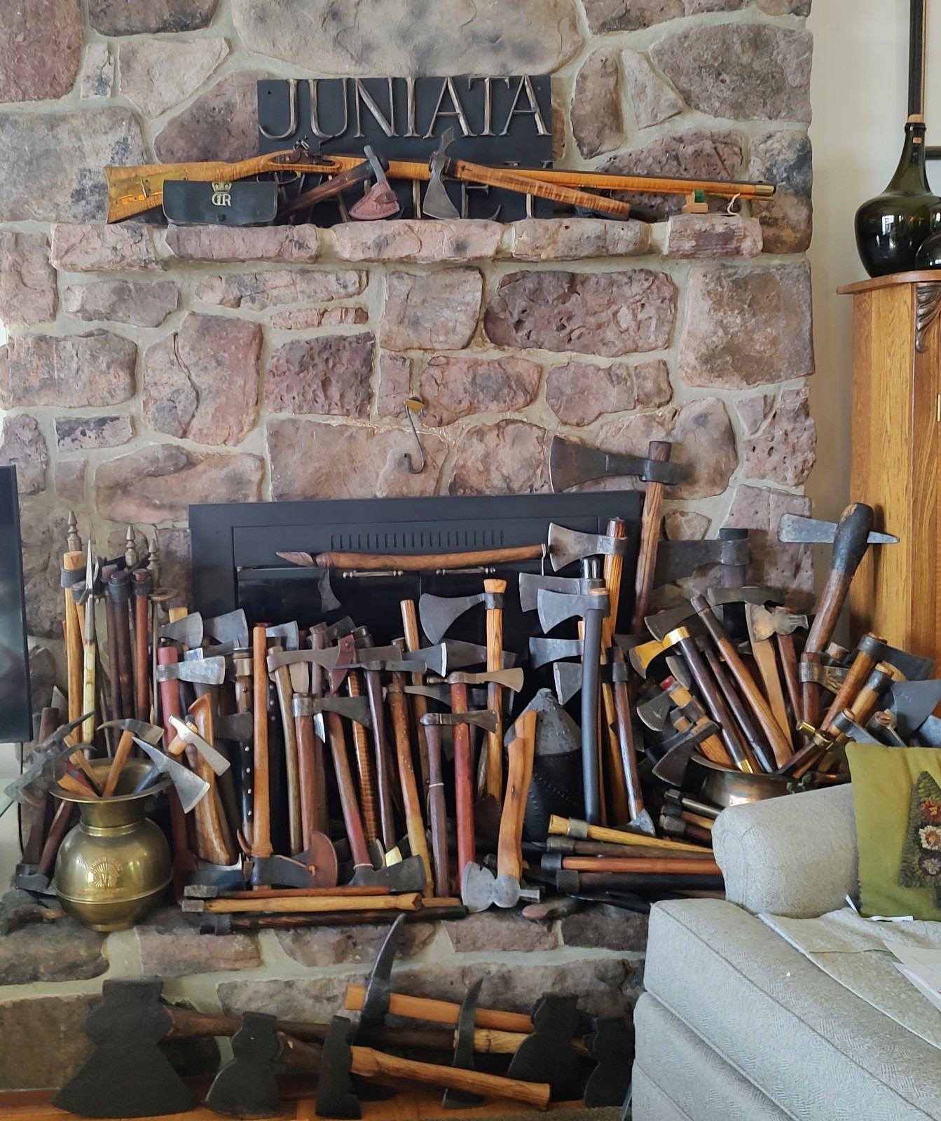 Colonial Belt Axe, Tomahawk, Isaac Zane's Marlboro Furnace VA