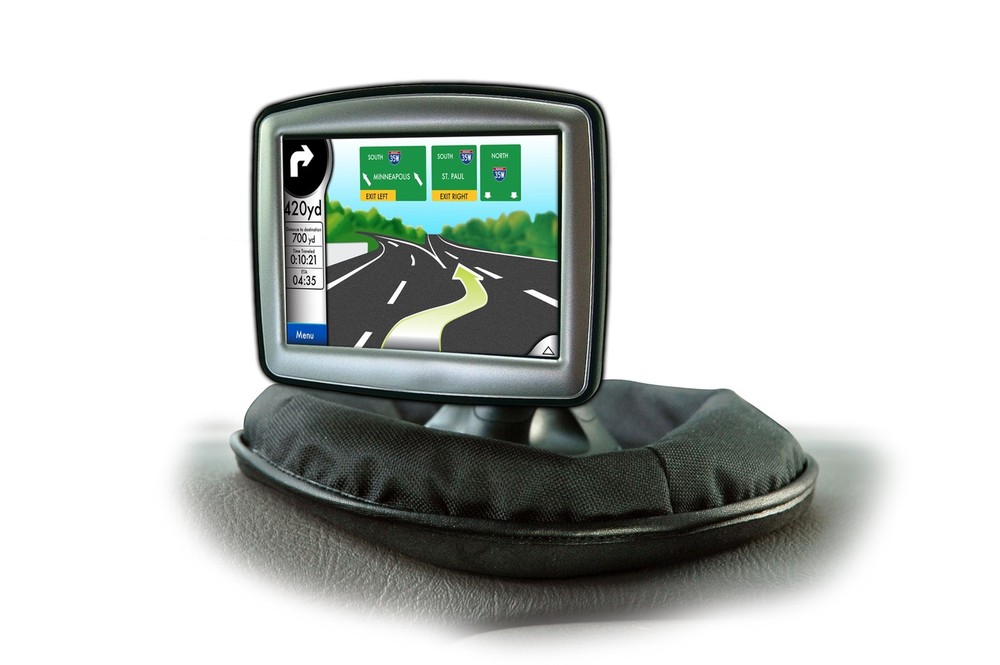 Bracketron NavMat Portable GPS Dash Pad Converts Windshield GPS Mount into Da...