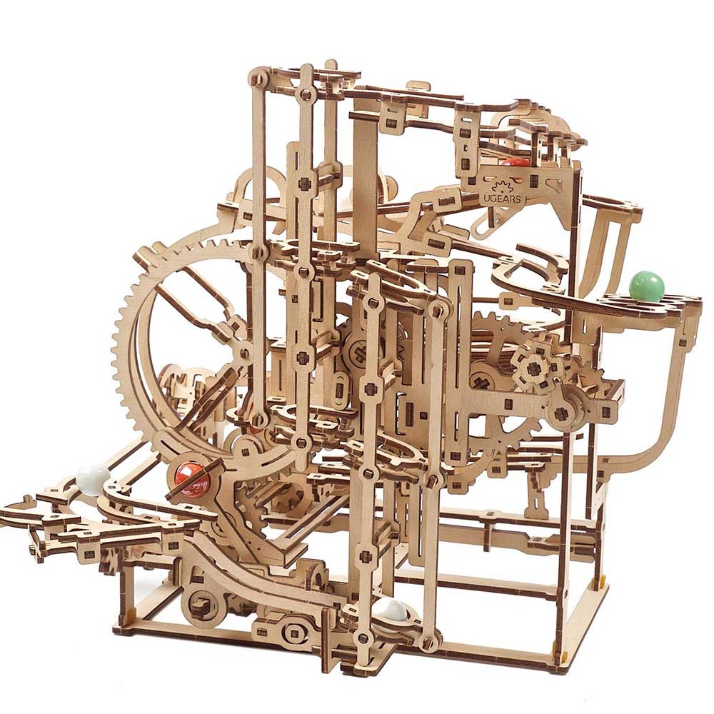 UGears Marble Run 2 Stepped Hoist Model Kit