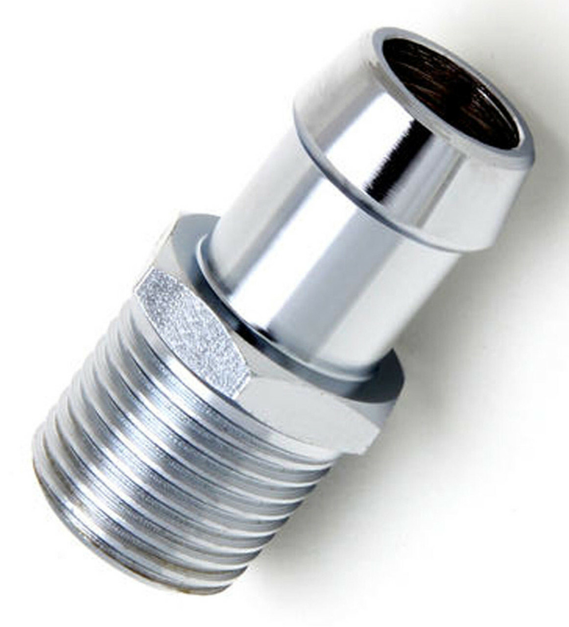 SBC BBC CHEVY HEATER HOSE FITTING SET 3/4" WATER PUMP 5/8" INTAKE CHROMED STEEL