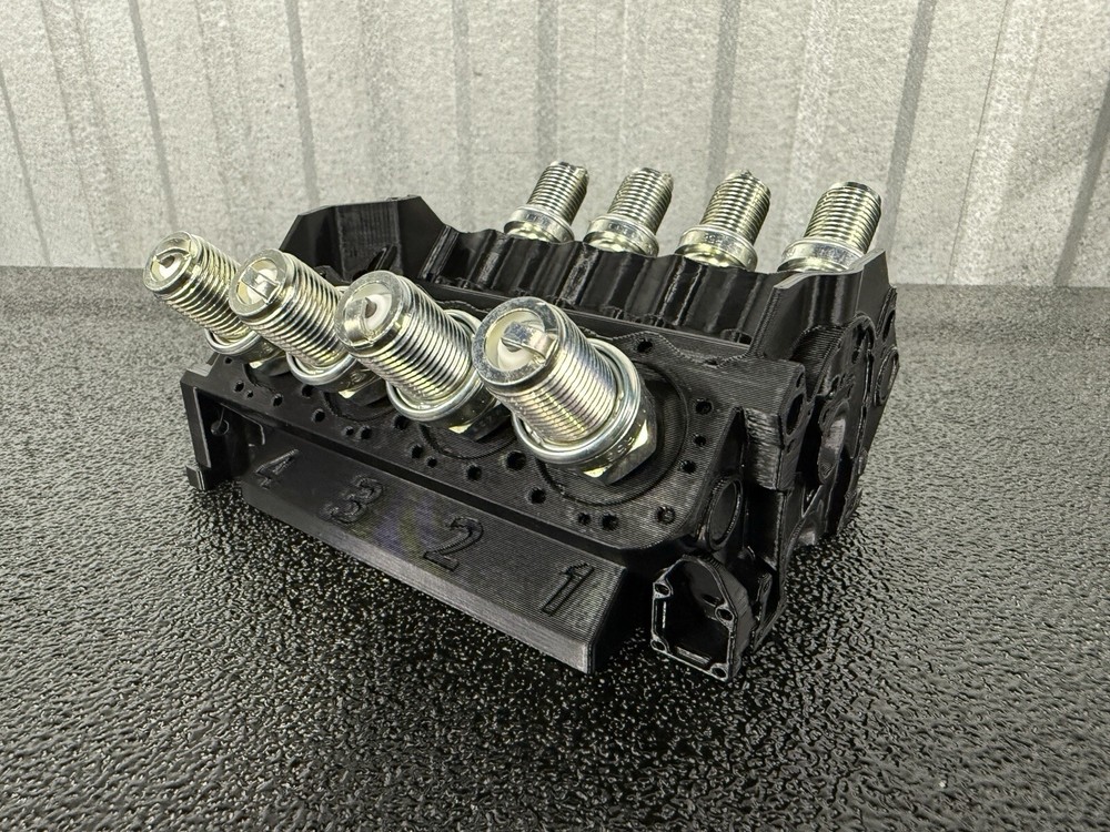Spark Plug Caddy (Ford Cylinder Location) for Engine Diagnostics Racing Tune Ups