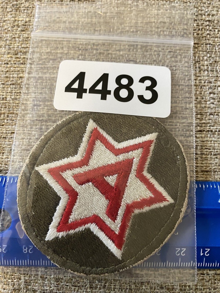 US Army 6th Army A Patch INV4483