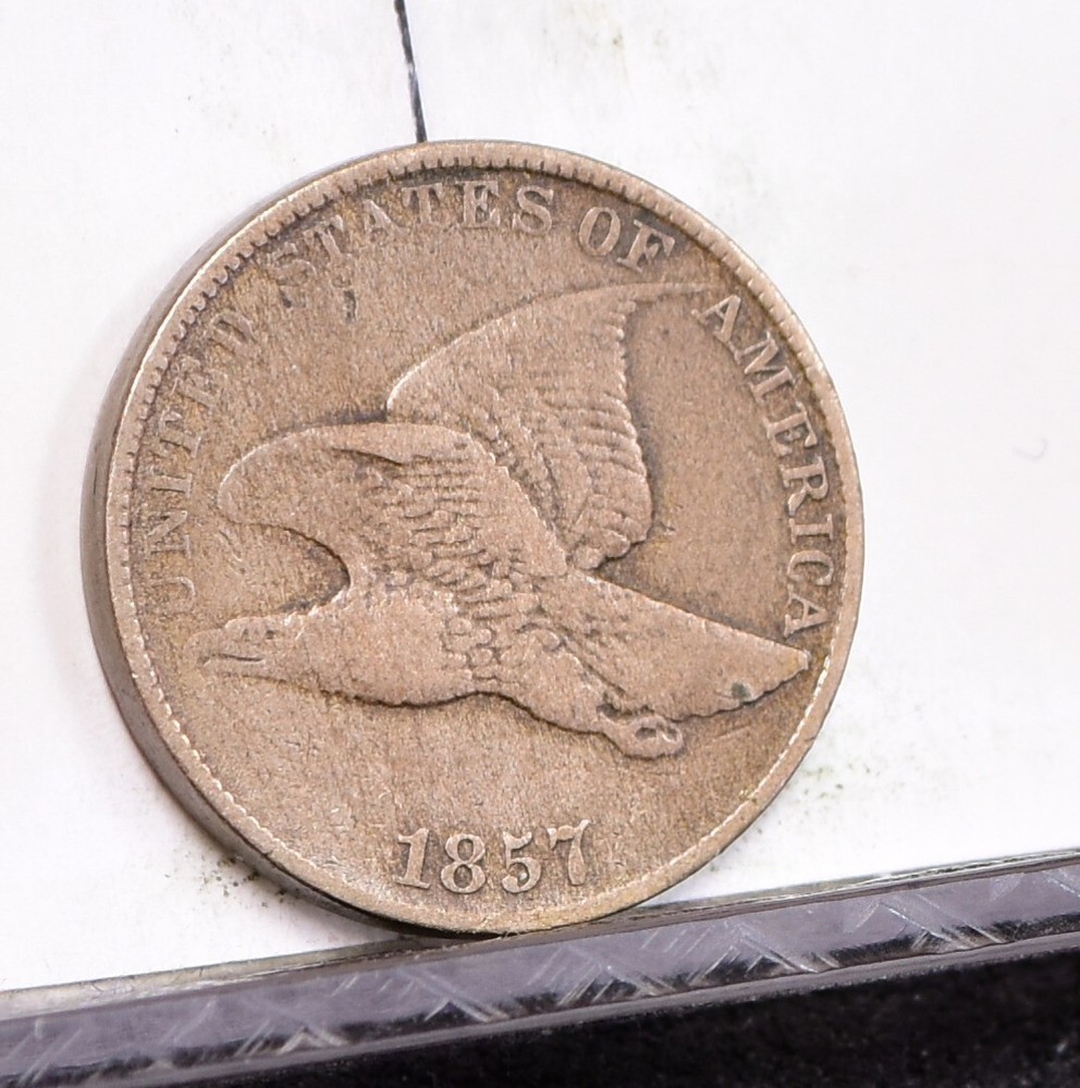 1857 Flying Eagle Cent - Fine (#57351-L)