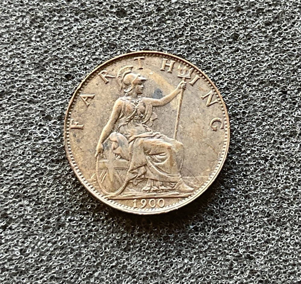 Britain Farthing 1900 Brown Unc….TM1329