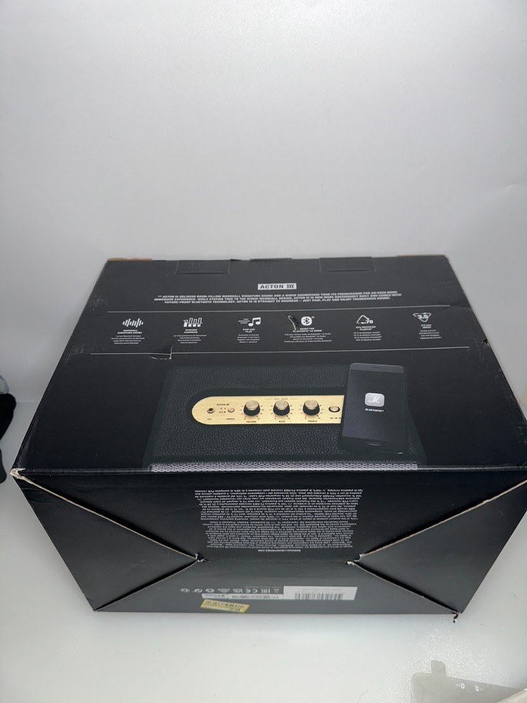 NEW Marshall Acton III Bluetooth Speaker - Black