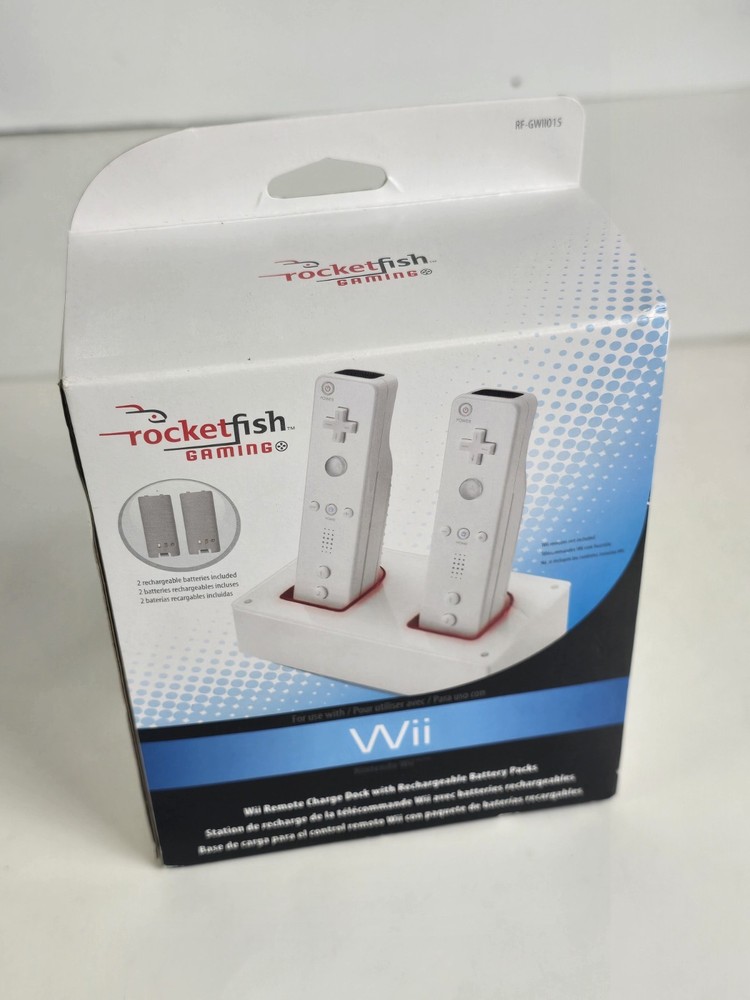 Rocketfish Wii Remote Charge dock  With Rechargeable Battery