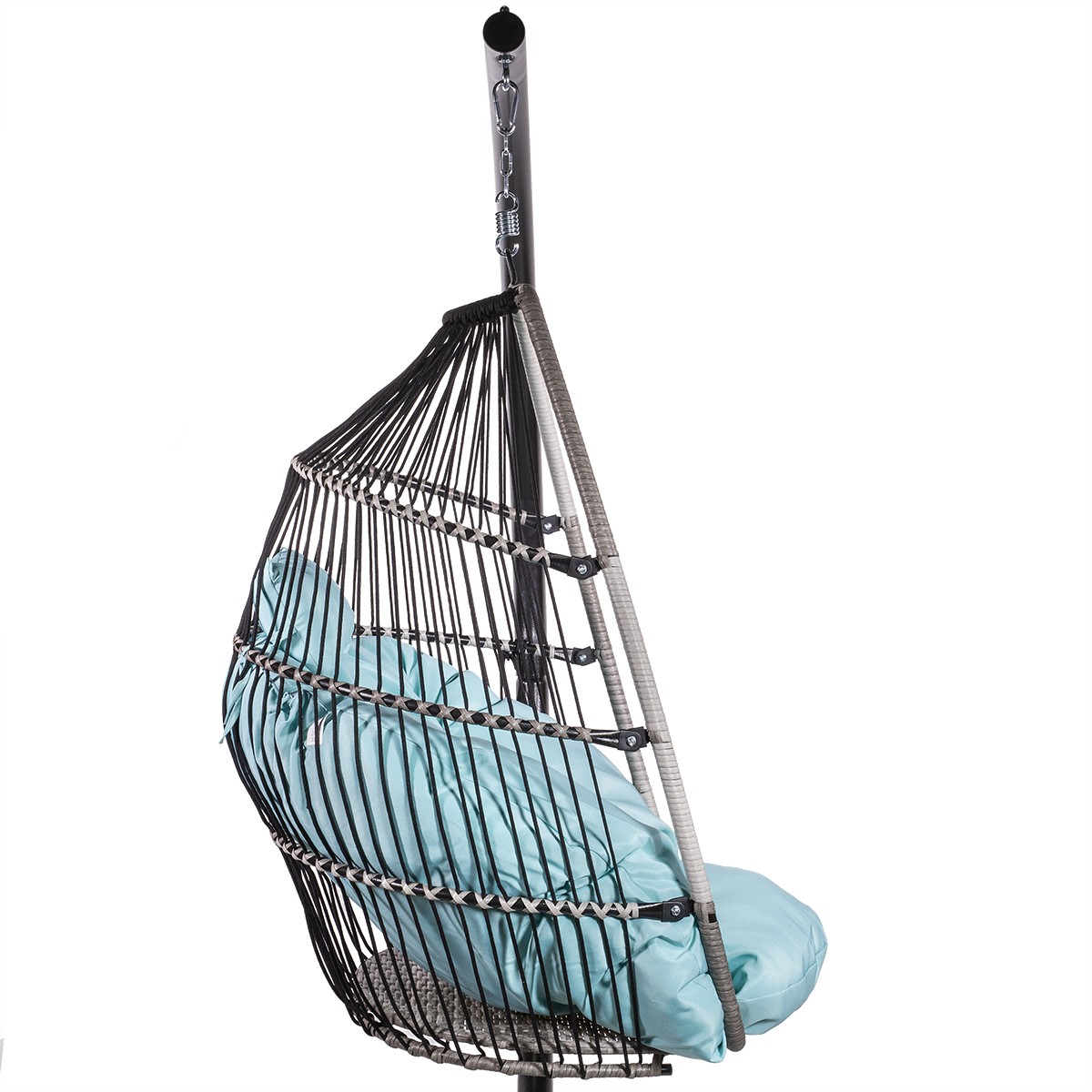 Barton Soft Cushion Hanging Egg Chair Garden Home Indoor Outdoor Patio Balcony