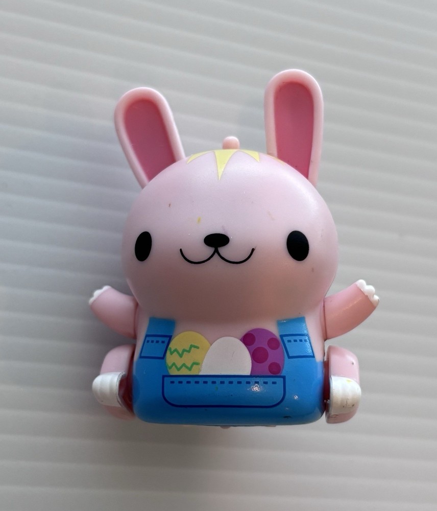2002 Limited Edition TOMY MicroPets  Pink Easter Bunny Tested