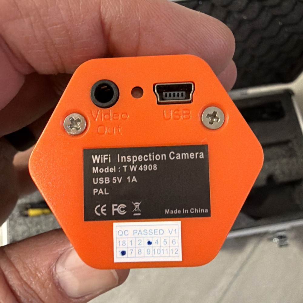 TW4908 WiFi Inspection Tool Camera Rigid Digital Inspection Camera