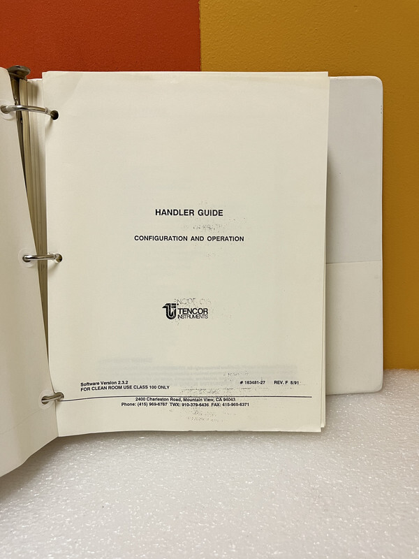 Tencor Handler Reference Drawings