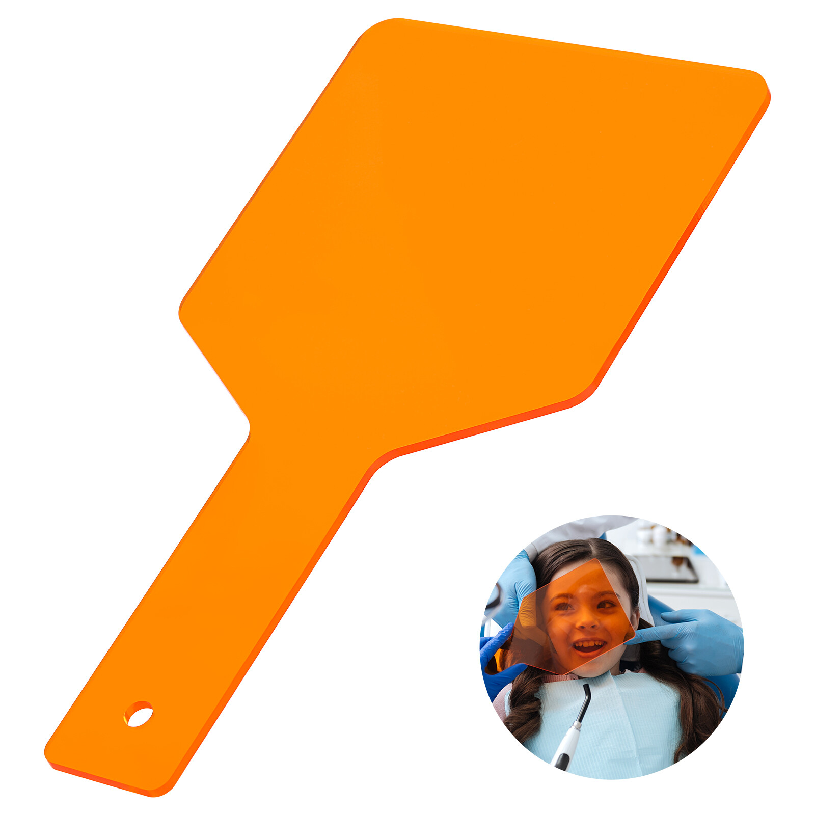 5pcs JMU Dental Handheld Curing Light Plate Shield Eye Protective Plate