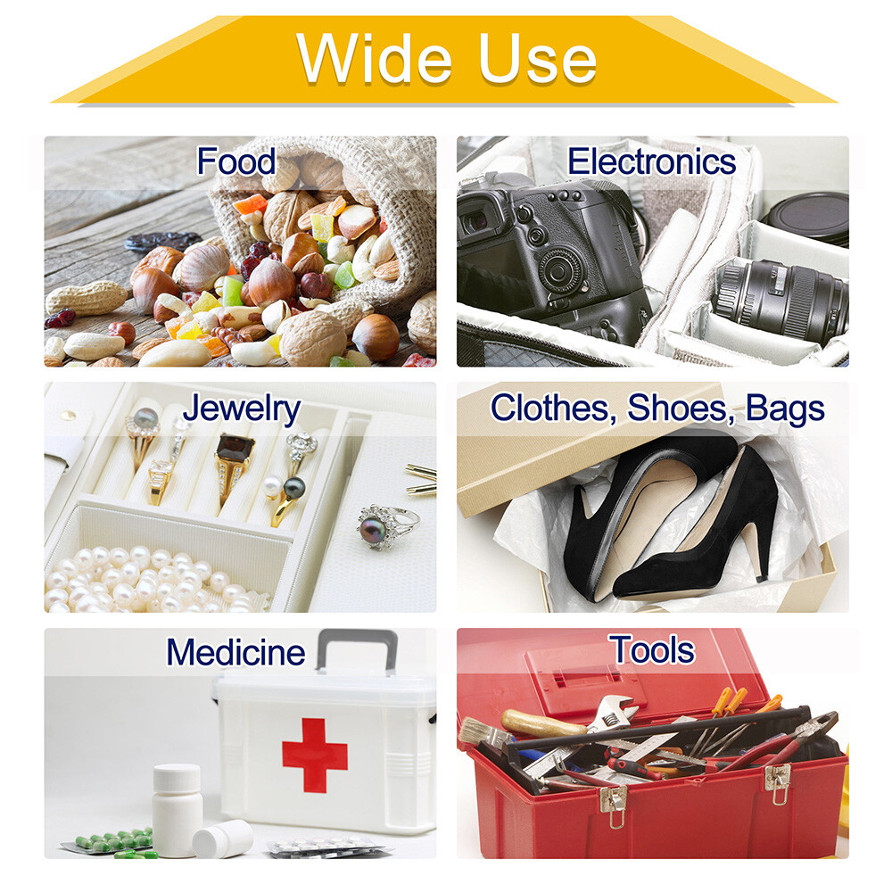 32 Packets 10g Gram Silica Gel Desiccant Pack Moisture Absorber Drying Bags