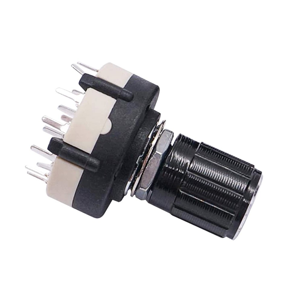 Rotary Switch 4-Pole 3-Position Single Deck with 3 Knobs for Channel Selection