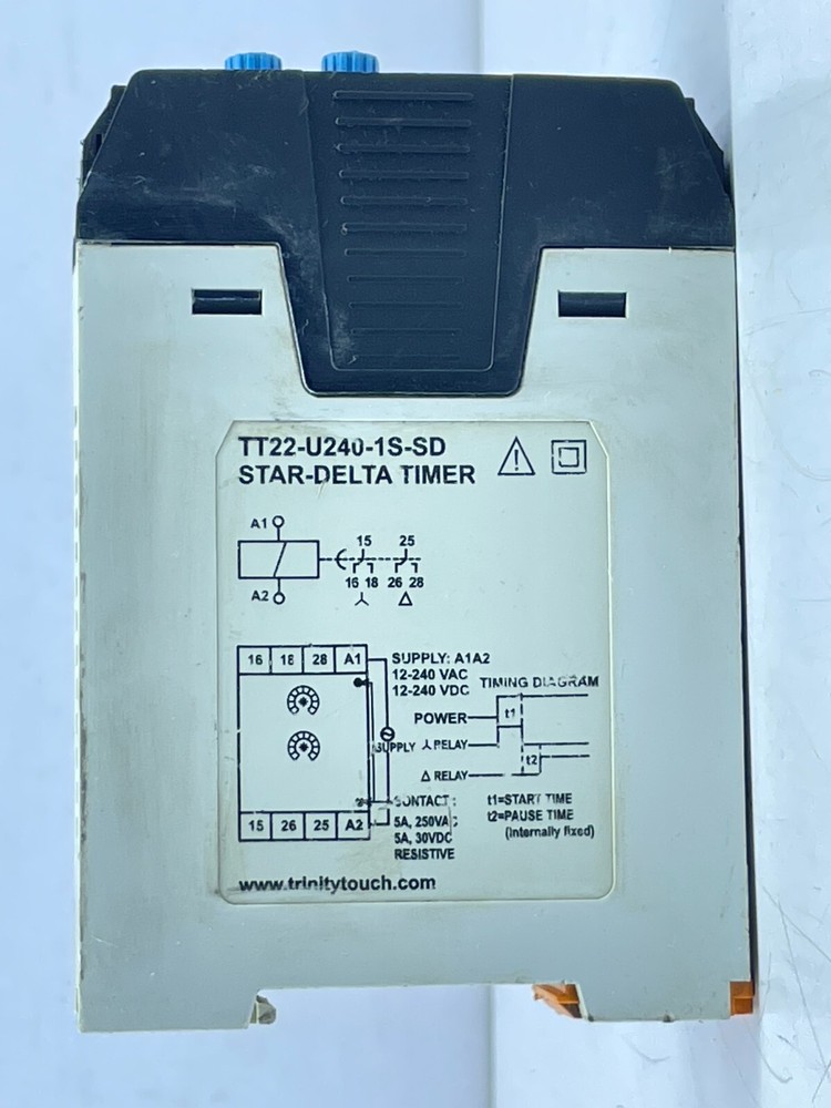 Trinity Touch TT22-U240-1S-SD Star-Delta Timer Multi Function Analog Timer