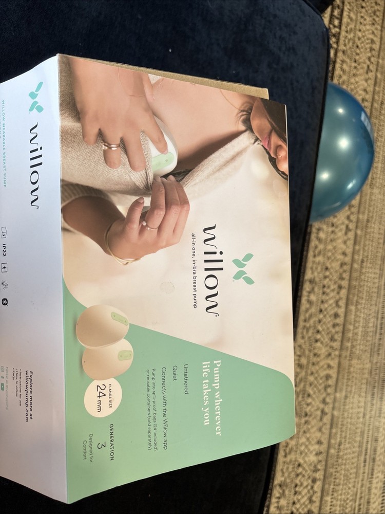 Willow 24mm 3rd Generation Breast Pump - White