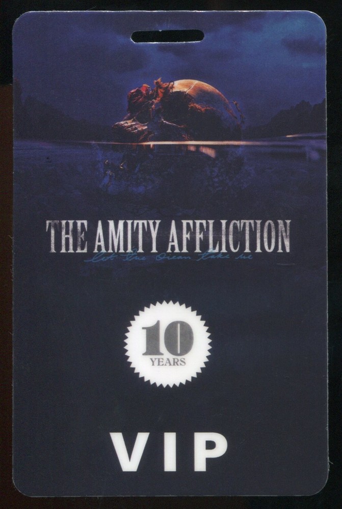 2024 Amity Affliction Concert Tour Laminate Backstage Pass VIP