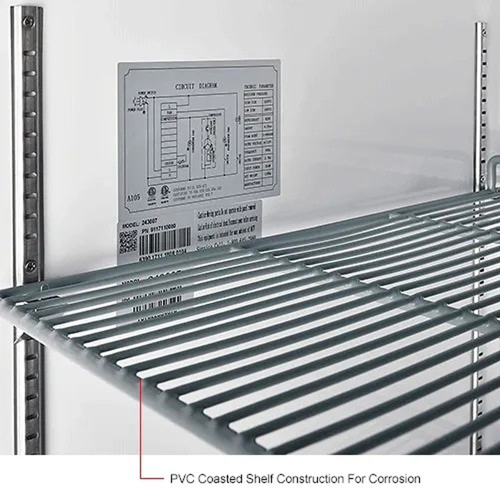 Nexel? Reach In Refrigerator, 1 Solid Door, 23 Cu. Ft.
