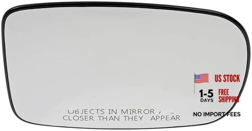 57593 Passenger Side Outer Rear View Mirror Compatible with Select Dodge