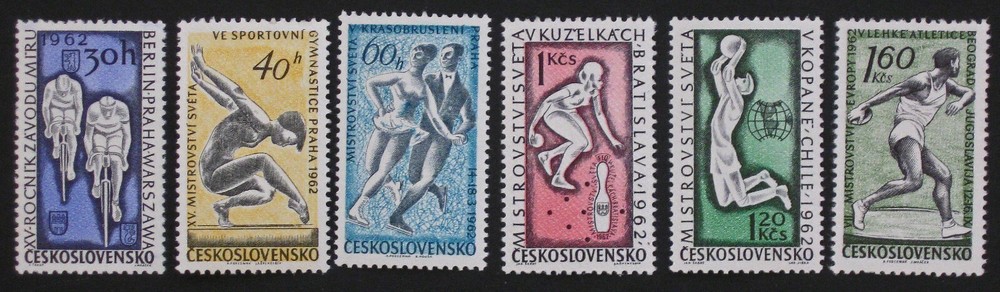 1962 Czechoslovakia 1091-1096 MNH