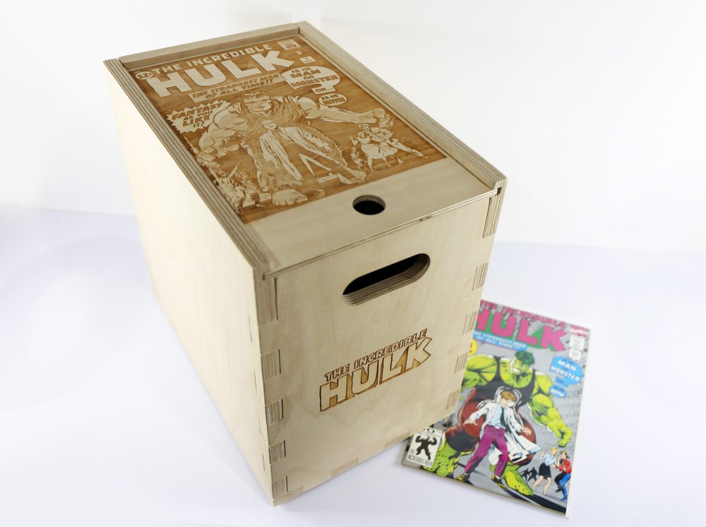 The Incredible Hulk Timber Comic Storage Box *Comics Not Included