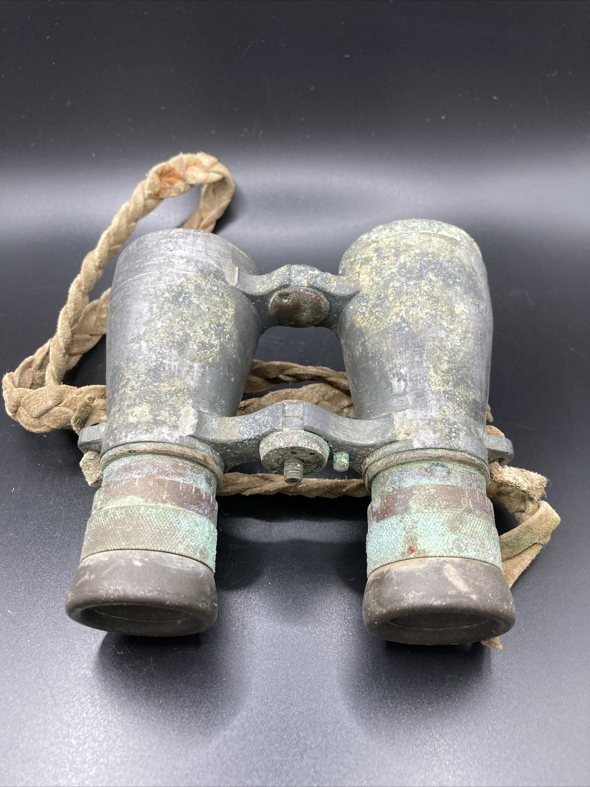 WWI WW2 German Heer Army Wehrmacht Brass Binoculars Battlefield Relic