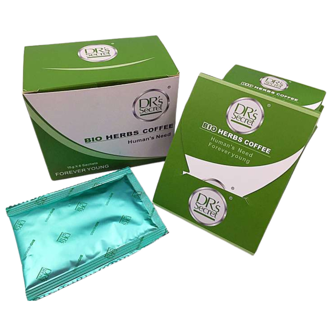 10 X Green Coffee Secret Original Natural Herbal 6 sachets - Express Shipping