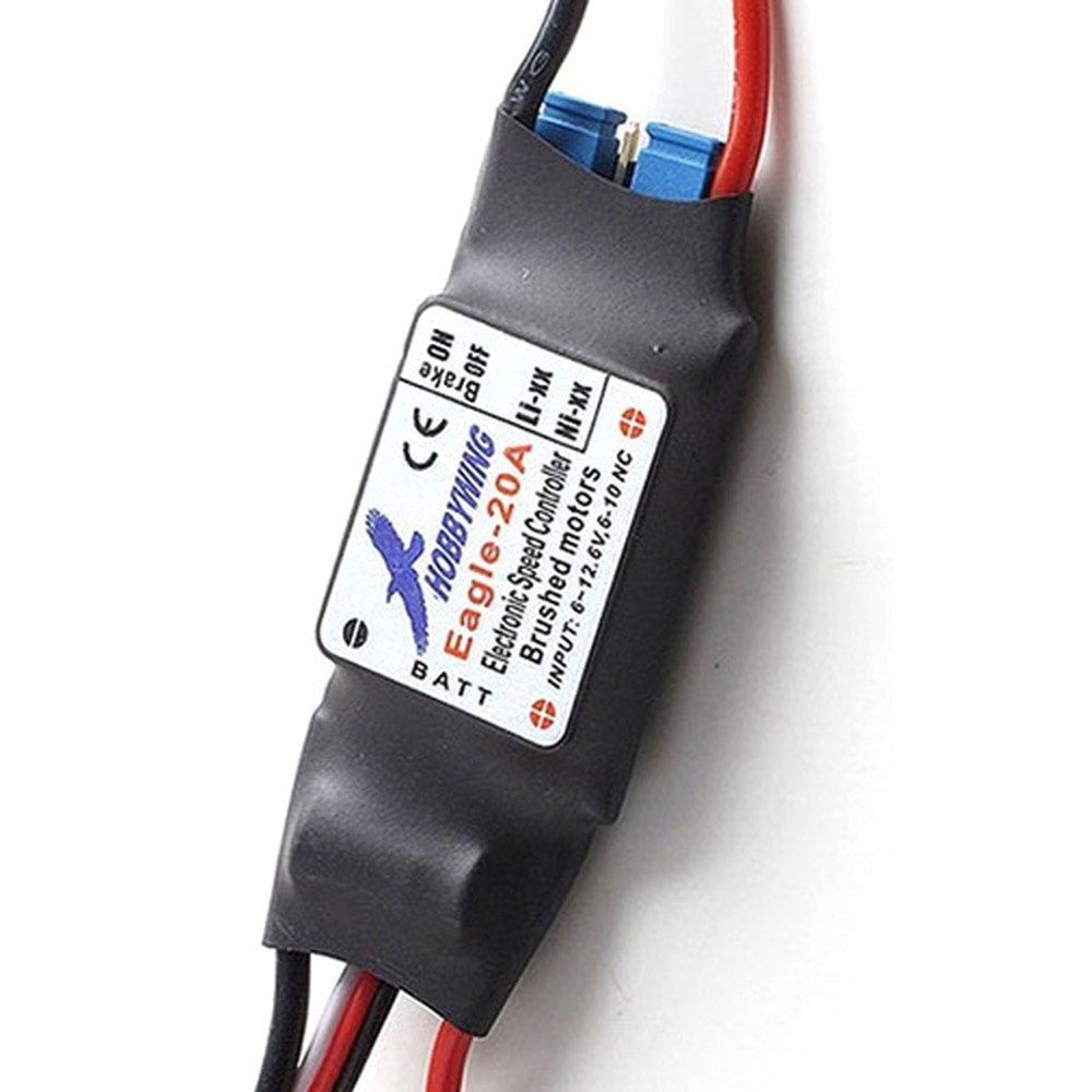 RC Airplane Plane Brushed Motor ESC for Hobbywing Eagle 20A Speed Controller A