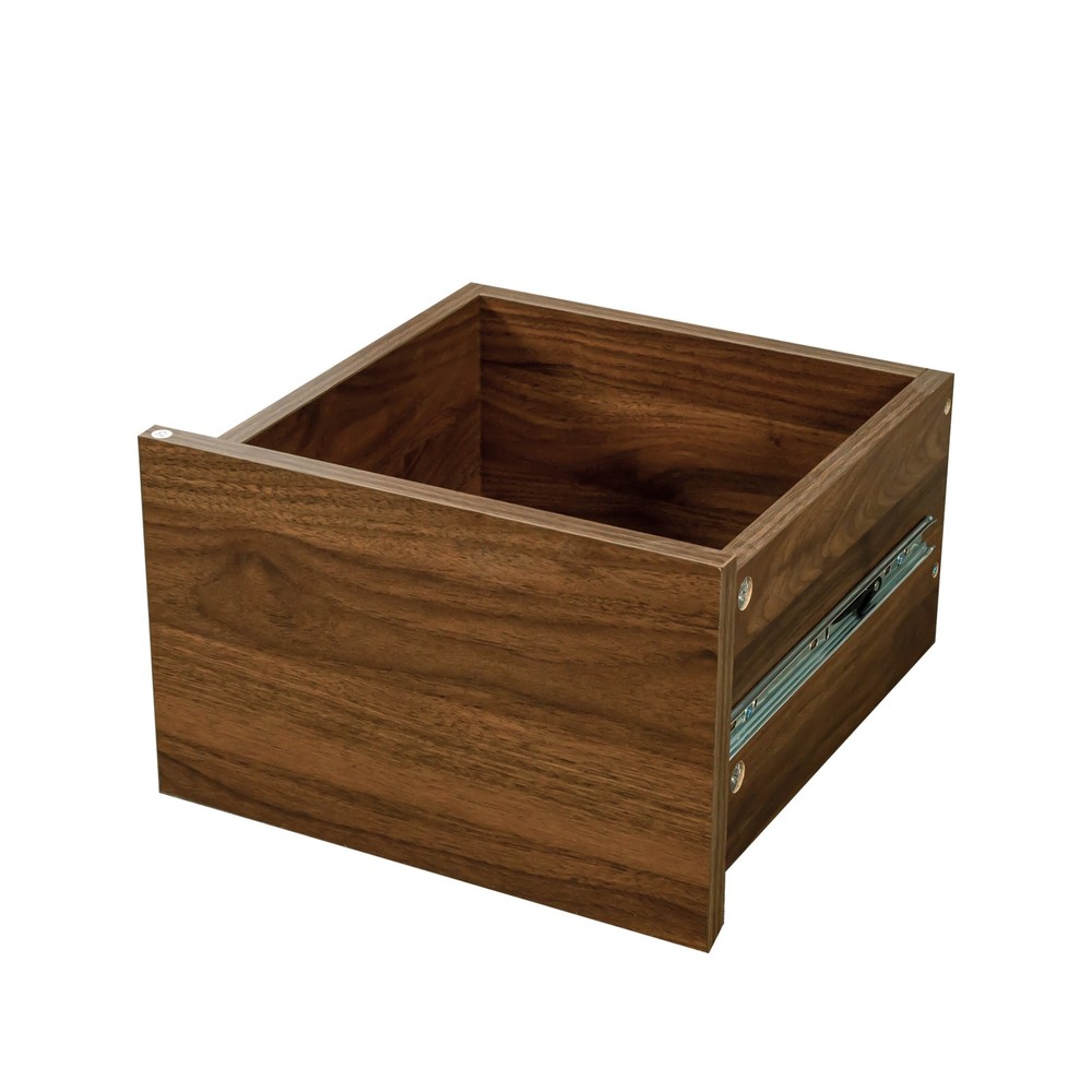 Small Kitchen Sideboard with Glass Sliding Doors, 3 Drawers & Display Shelf