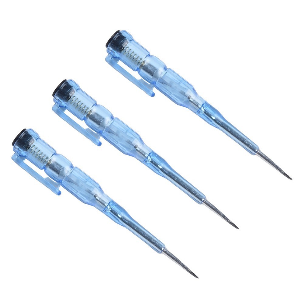 3pc Electric Test Pen Kit Portable Screwdriver Tool for Electrical Testing