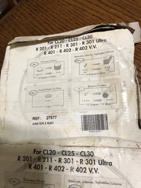 Robot Coupe 27566/27577 Food Processor Discs New