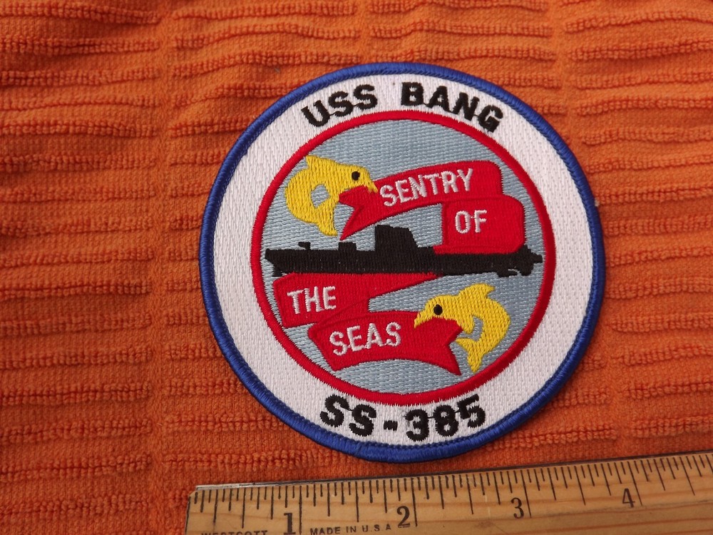 USS Bang SS-385 Submarine Veteran's Patch - INV# A3820