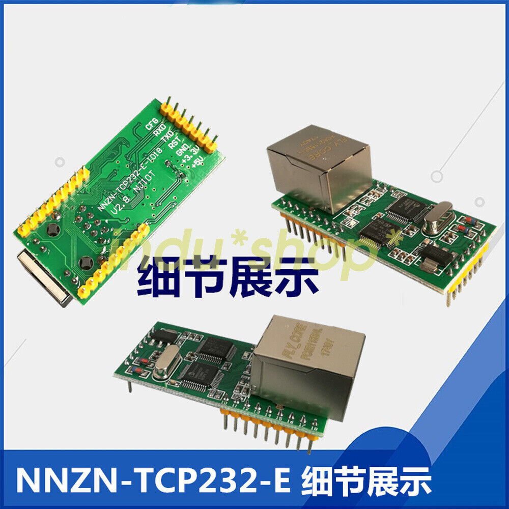 NNZN-TCP232-E TTL serial to Ethernet module 18 IO serial server module