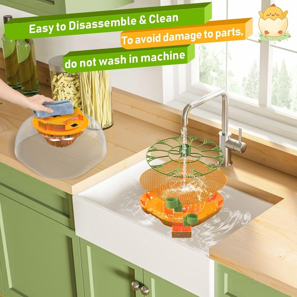 Incubators for Hatching Eggs, 12 Egg Incubator with Automatic Egg Turning